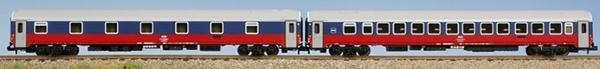Set of 2 Passenger sleeping cars for International trains type WLABmee in 2004 livery<br /><a href='images/pictures/LS_Models/78010.jpg' target='_blank'>Full size image</a>